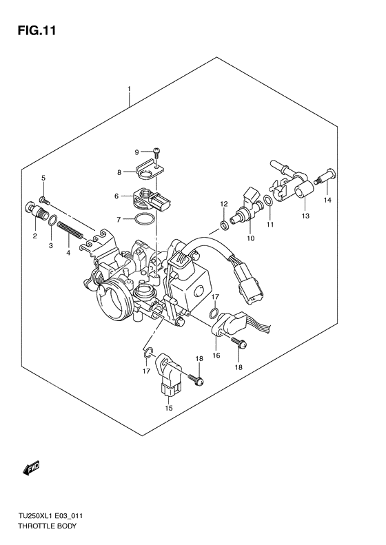 Throttle body