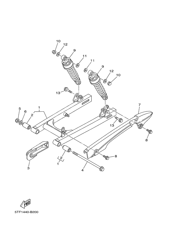 Rear arm & suspension
