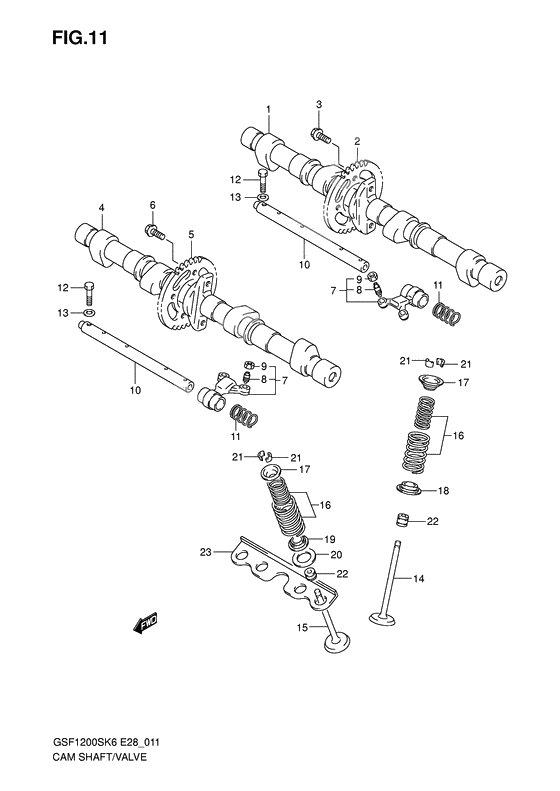 Cam shaft / valve