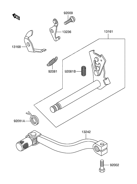 Gear change mechanism