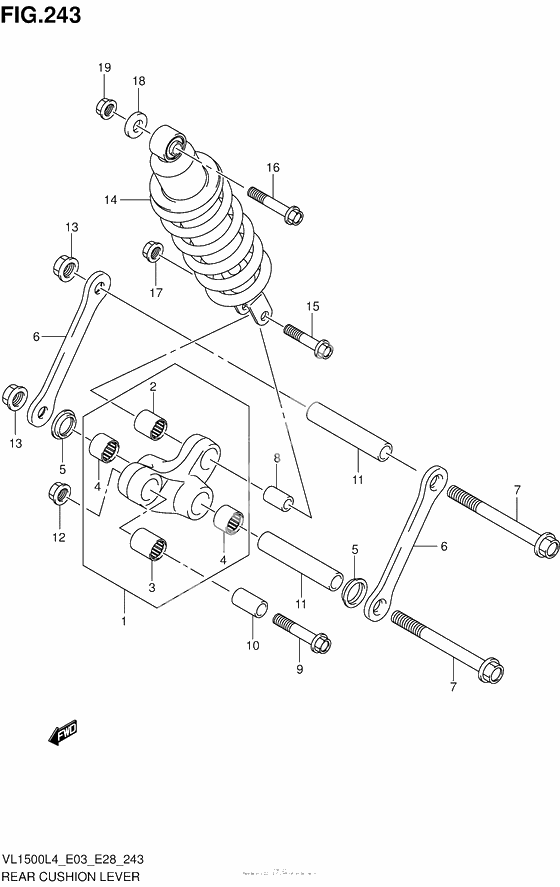 Рычаг прогрессии (Vl1500L4 E33)