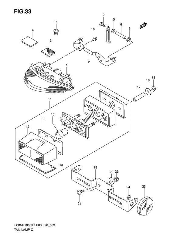 Rear combination lamp