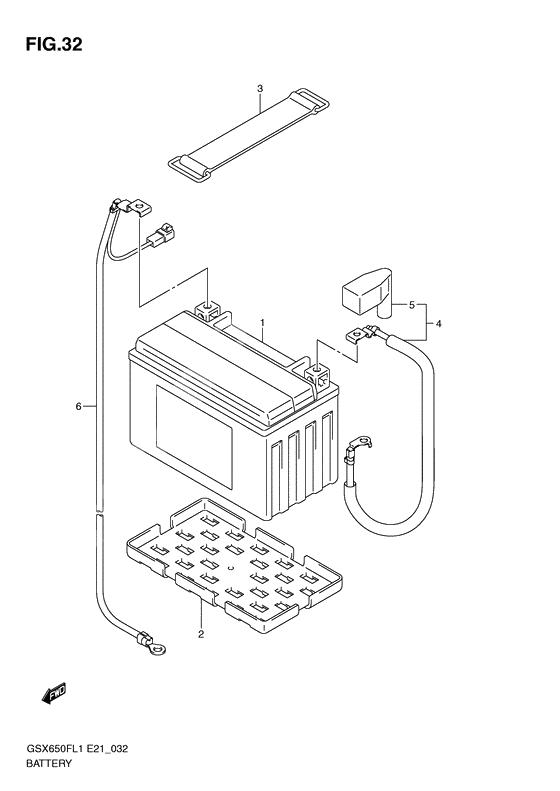 Battery              

                  Gsx650fl1 e21