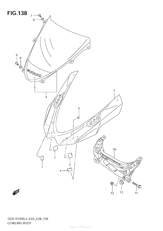 Cowling Body (Gsx-R1000L3 E33)