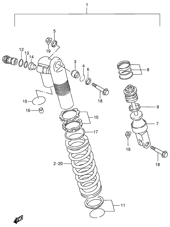 Shock absorber              

                  Model w