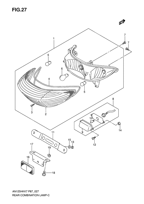 Rear combination lamp