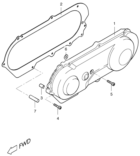 Crankcase lh cover