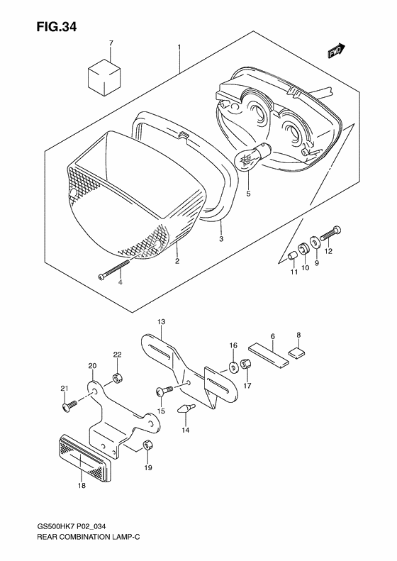 Rear combination lamp