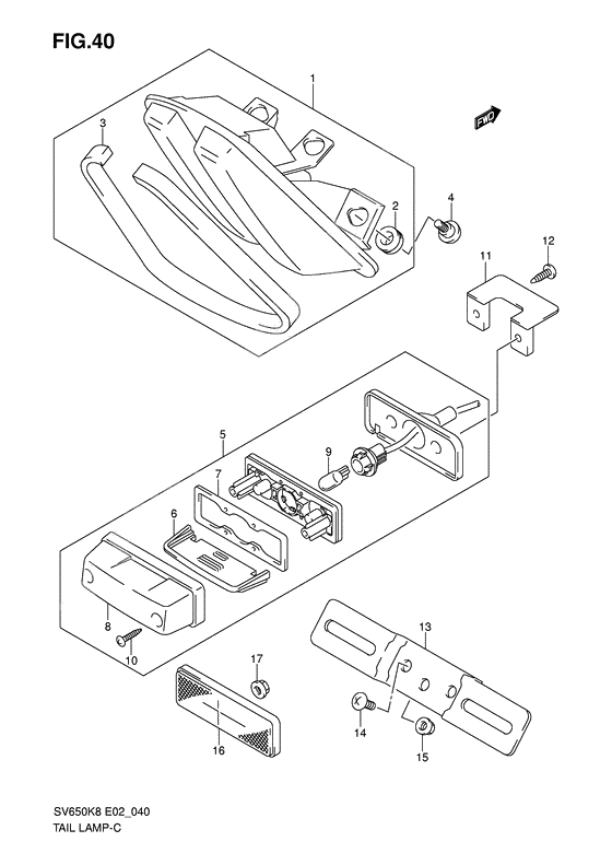 Rear combination lamp