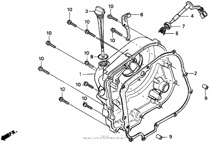 Right crankcase cover