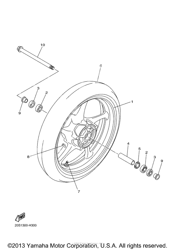 Front wheel