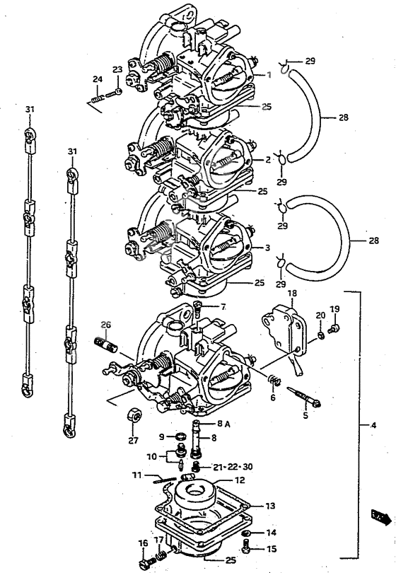 Carburetor assy