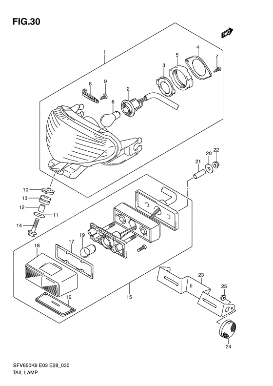 Rear combination lamp