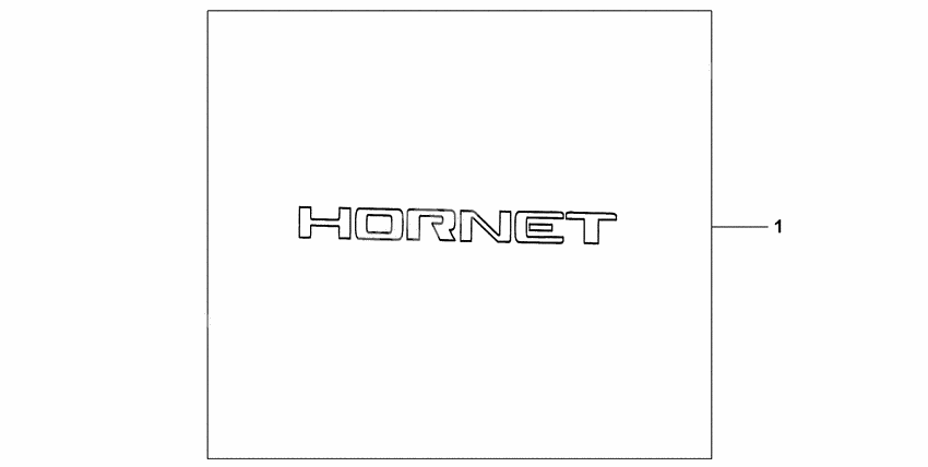 3d logo kit hornet
