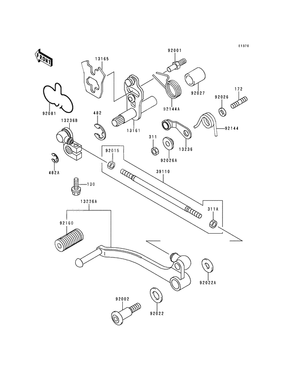 Gear change mechanism