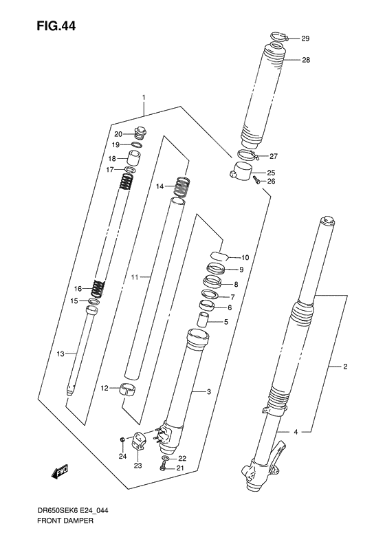 Front damper