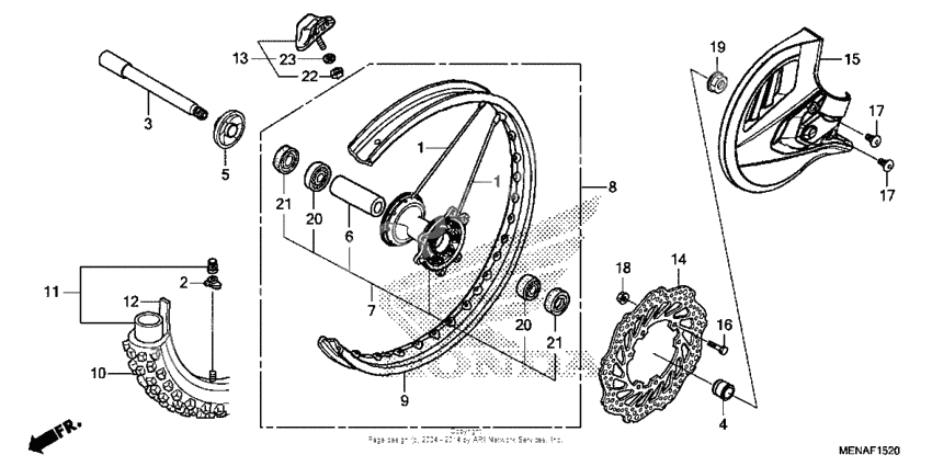 Front wheel