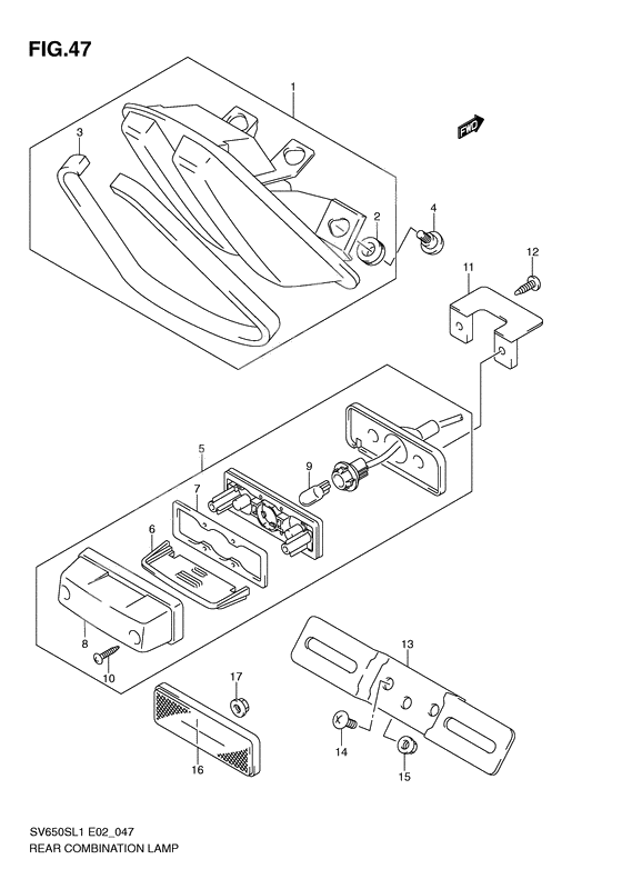 Rear combination lamp