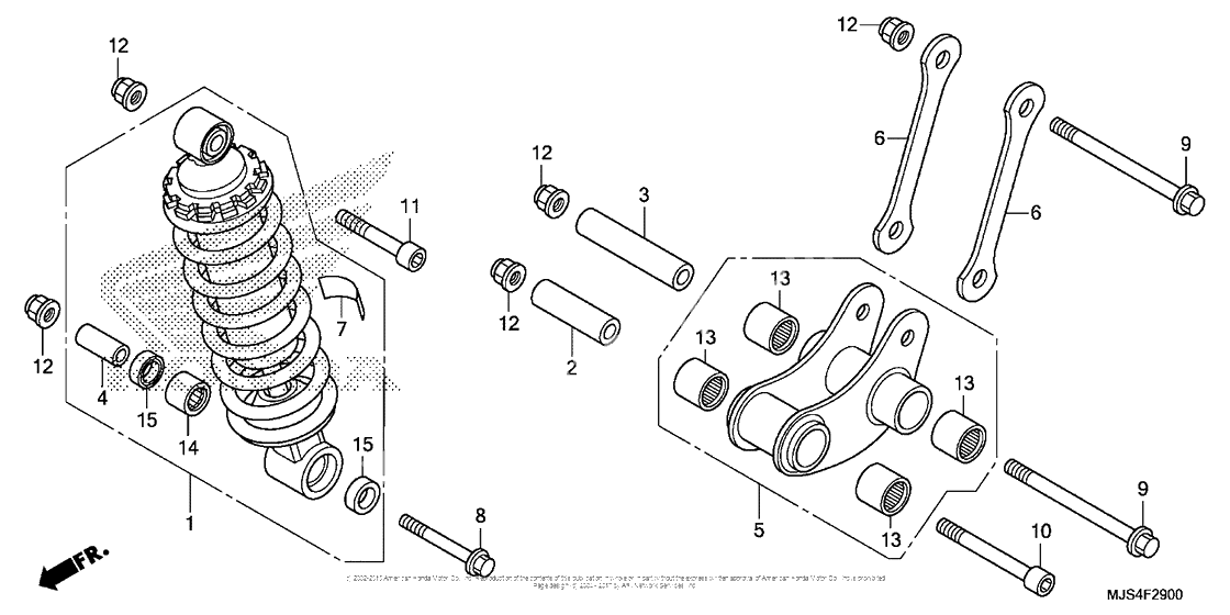 Задний амортизатор