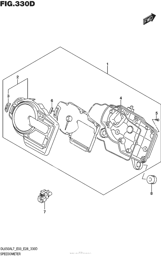 Speedometer (Dl650Xal7 E03)