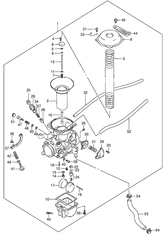 Carburetor assy              

                  Rear