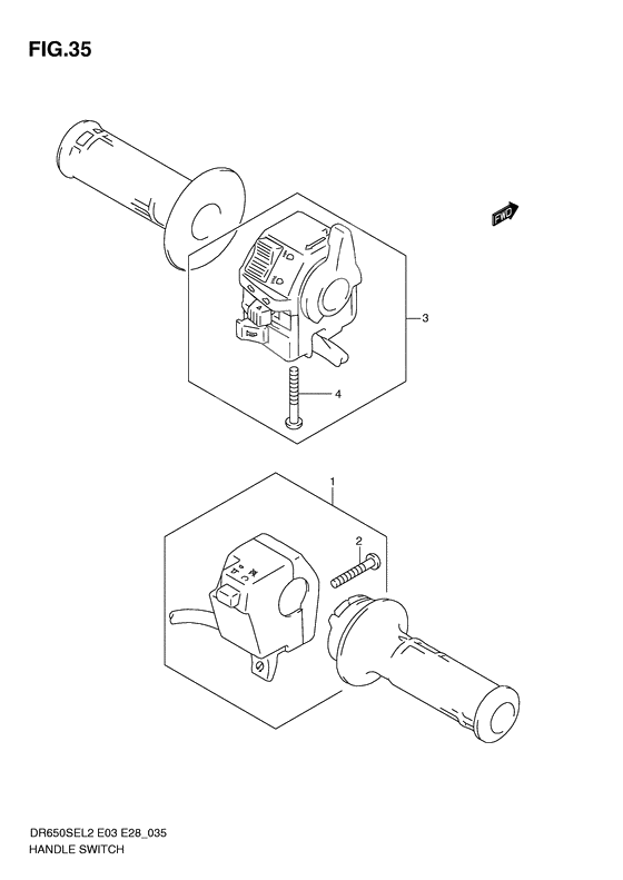 Handle switch