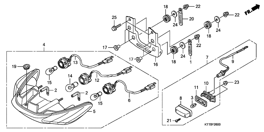 Rear combination light