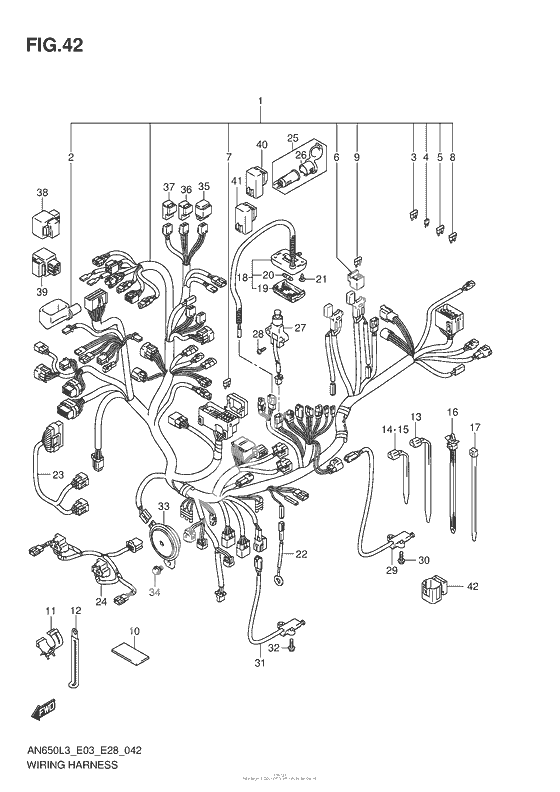 Wiring Harness (An650L3 E03)