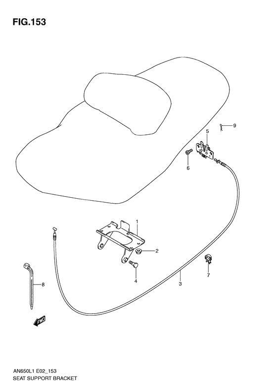 Seat support bracket              

                  An650al1 e51