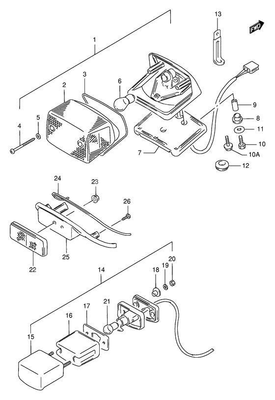 Rear combination lamp