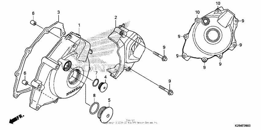 Left crankcase cover