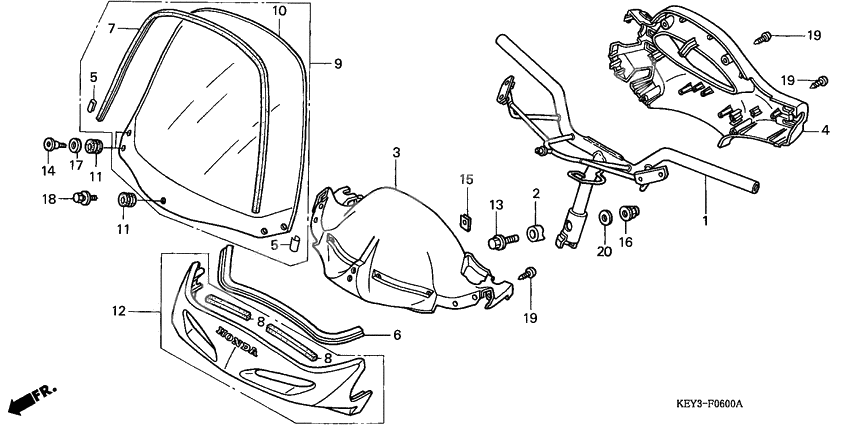 Handle pipe/handle cover