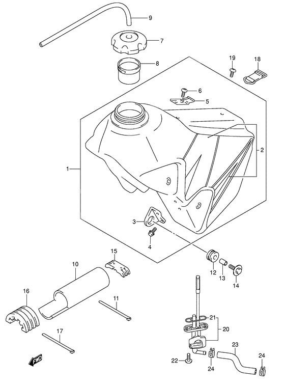 Tank fuel              

                  Model k5