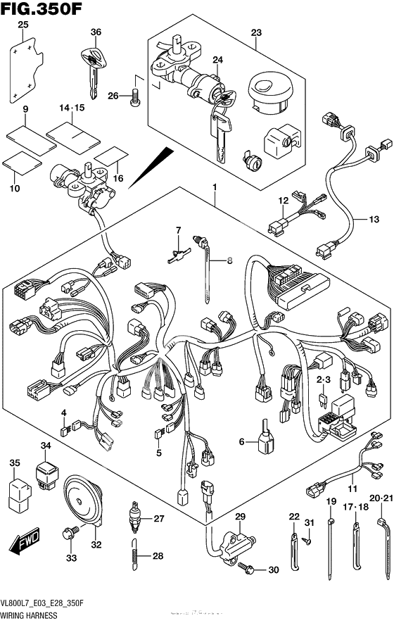 Wiring Harness (Vl800Tl7 E33)