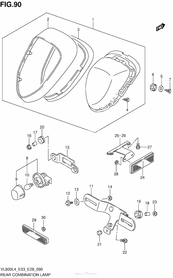 Steering Stem (Vl800L4 E28)