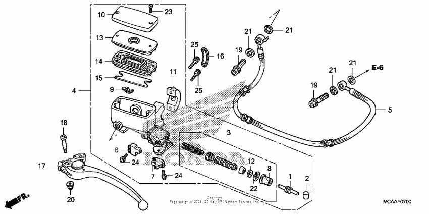 Главный цилиндр сцепления