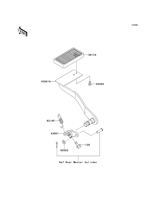 Педаль тормоза