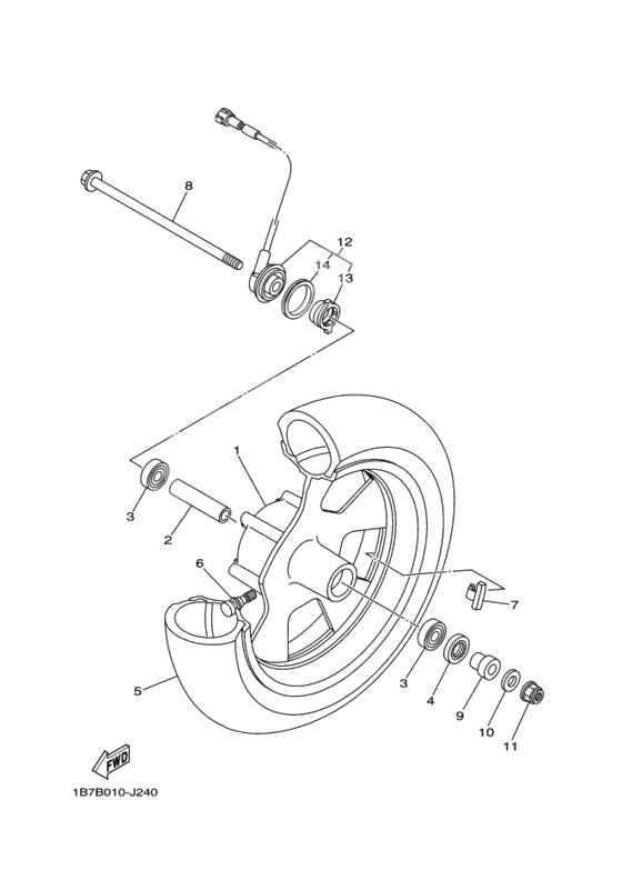 Front wheel