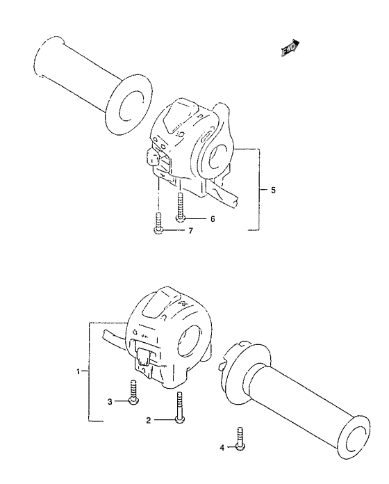 Handle switch