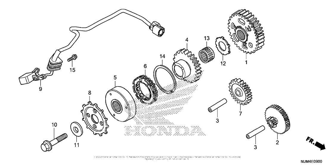 Привод стартера