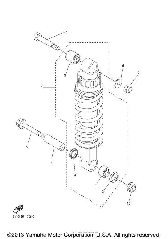 Rear suspension