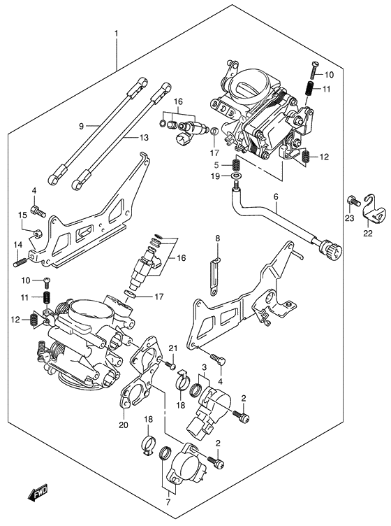 Throttle body