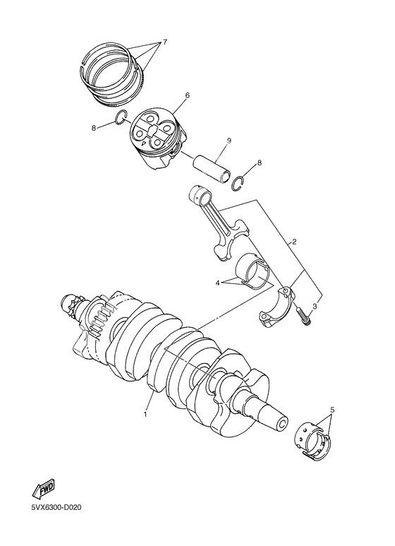 Crankshaft & piston