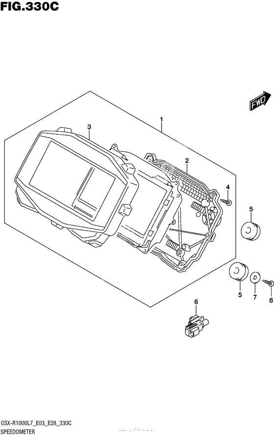 Speedometer (Gsx-R1000L7 E33)