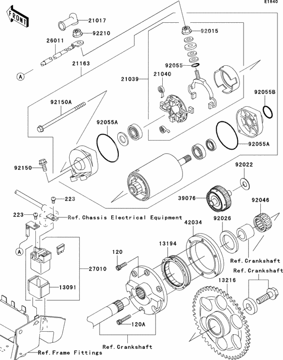 Starter motor