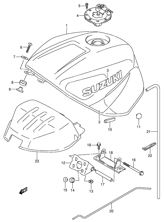 Fuel tank              

                  Model k1