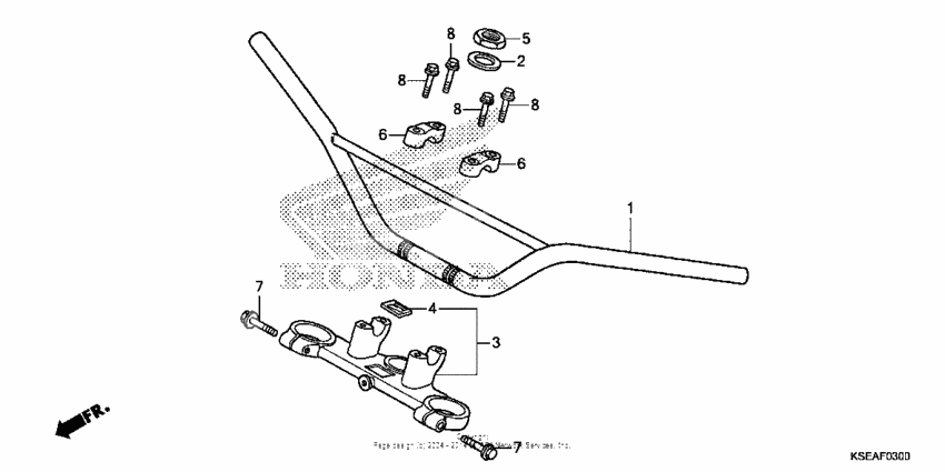 Handlebar + top bridge