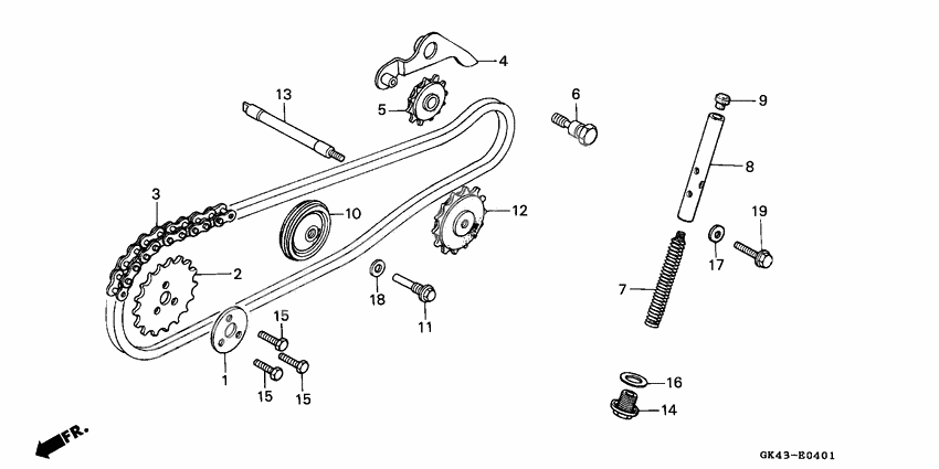 Cam chain/tensioner              

                  C50LAG/J/N