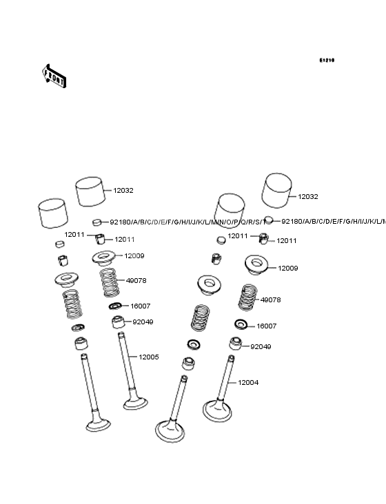 Rocker arms/valves