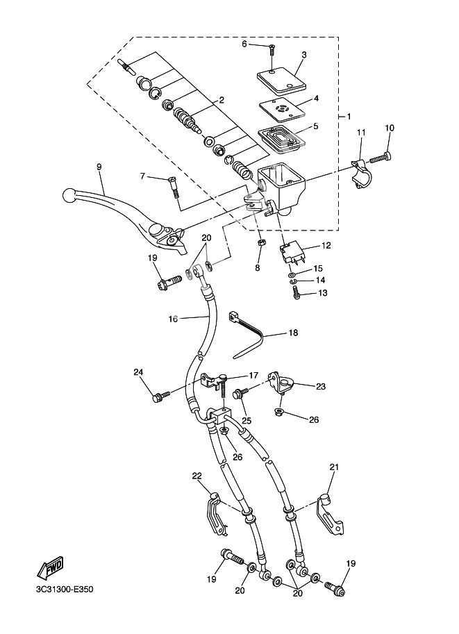 FRONT MASTER CYLINDER